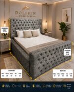 King Style Luxury Chesterfield Design Super Ambassader Bed With Optional Ottoman Storage - Image 7