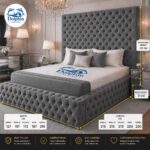 Luxury Chesterfield Design Buckingham Style  Royal Bed Frame With Optional Ottoman Storage - Image 4