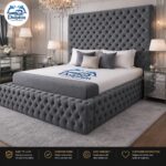 Luxury Chesterfield Design Buckingham Style  Royal Bed Frame With Optional Ottoman Storage