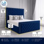 Royal Chesterfield Design Romeo Style Bed Frame With Optional Ottoman Storage - Image 5