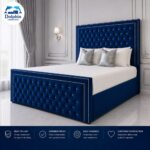 Royal Chesterfield Design Romeo Style Bed Frame With Optional Ottoman Storage